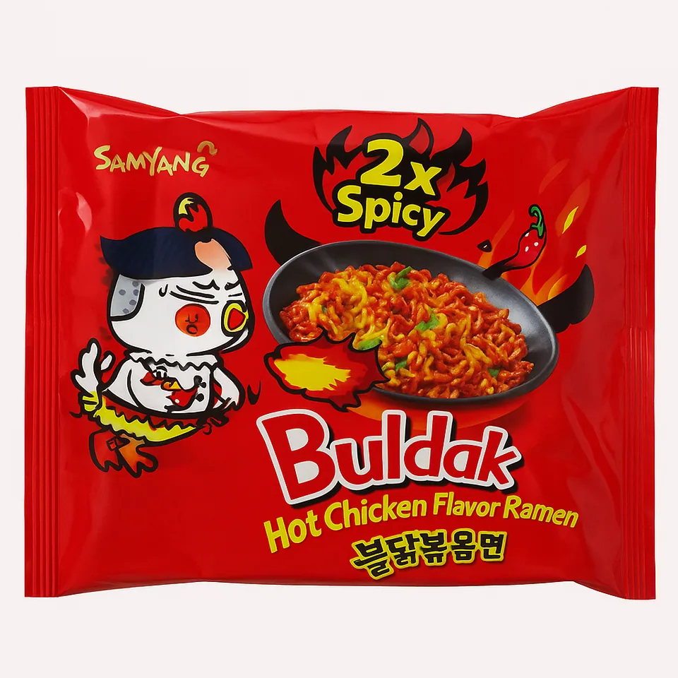 Buldak 2x Spicy (Hot Chicken Flavor Ramen) - Ramen Sabor Pollo Extra Picante