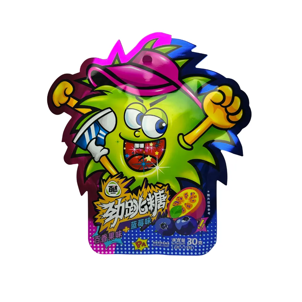 Baida Popping Candy Sabor Arándano y Maracuyá