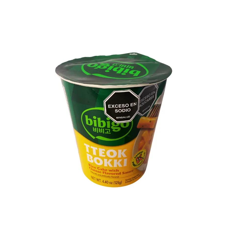 TTEOK BOKKI CHEESE CUP (125g) - Pastel De Arroz Con Salsa De Queso