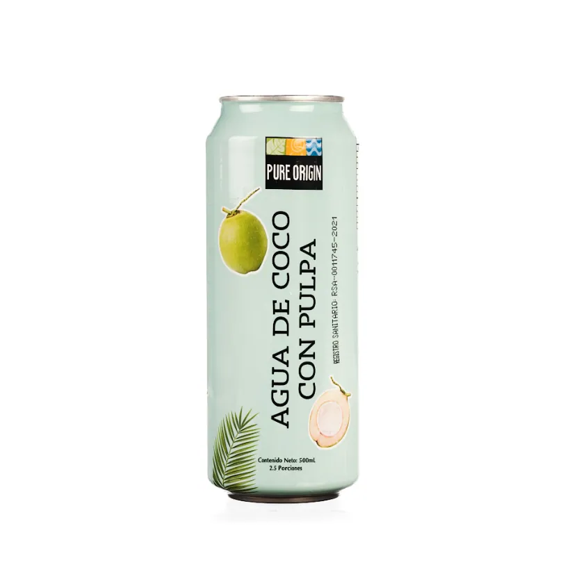Agua de Coco con Pulpa Pure Origin – 500 ml