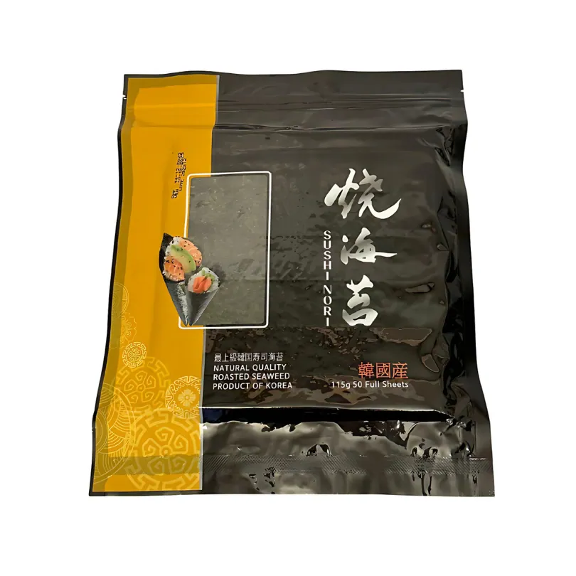 Alga Nori para Sushi – 50 Hojas