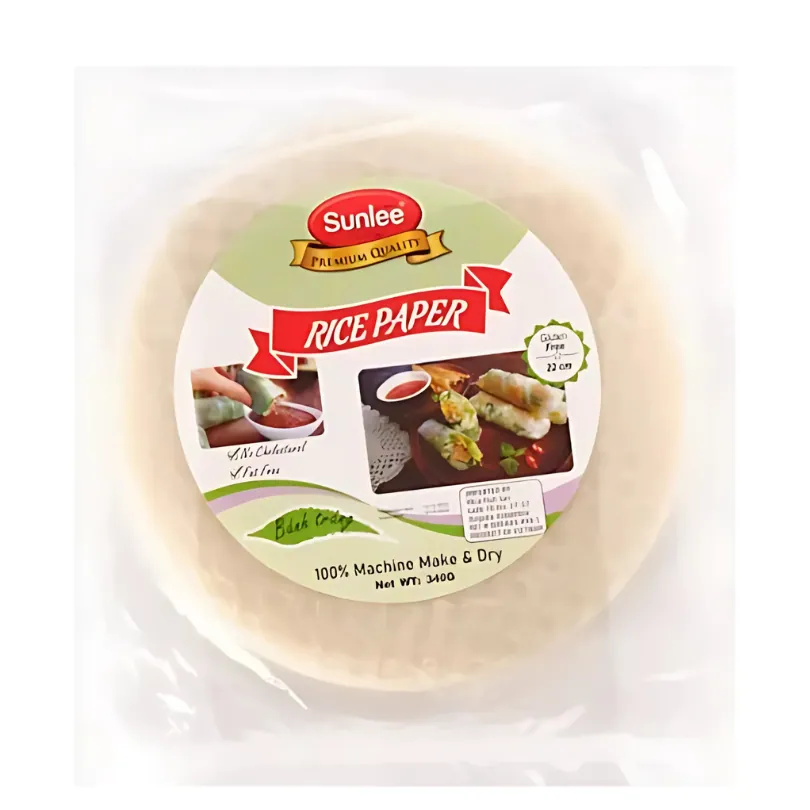 Papel de Arroz Sunlee 22 cm -340 g