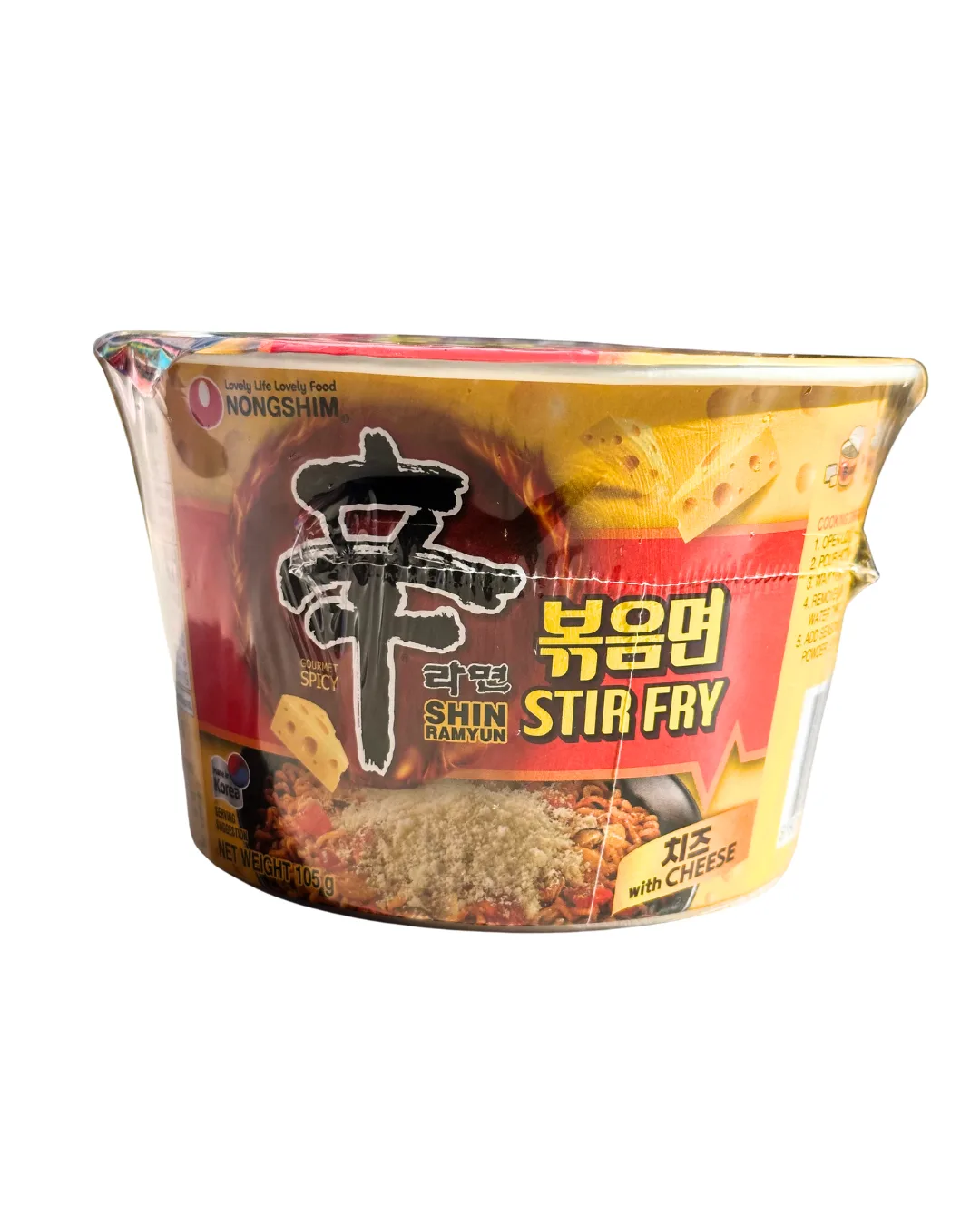 BOWL SHIN RAMYUN STIR FRY CHEESE