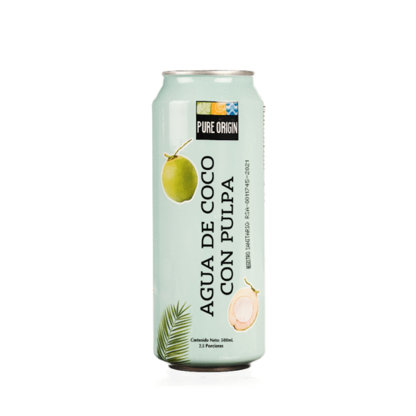 Agua de Coco con Pulpa Pure Origin – 500 ml