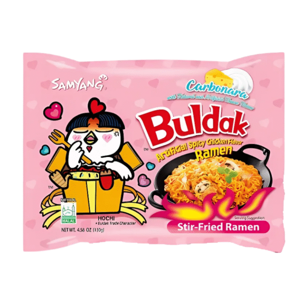 Samyang Buldak Carbonara - 130 g Fideos Coreanos