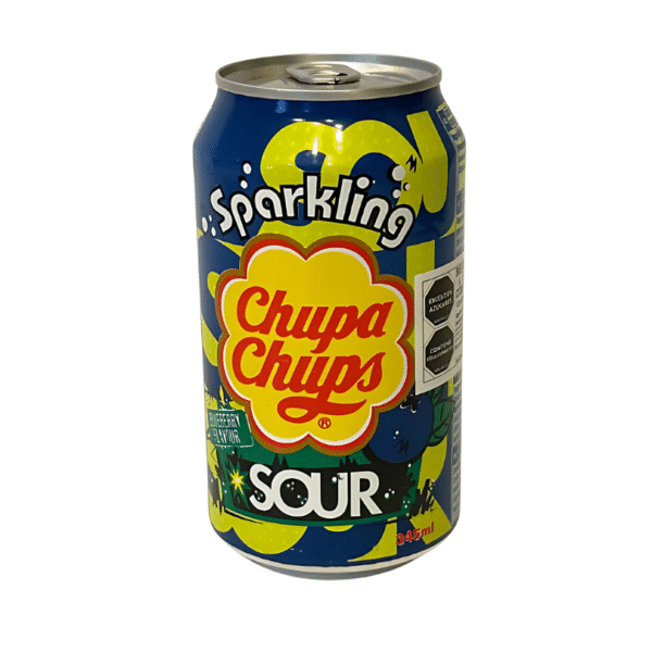 Chupa Chups Sparkling Sour – Refresco de Frutas Ácidas 345 ml