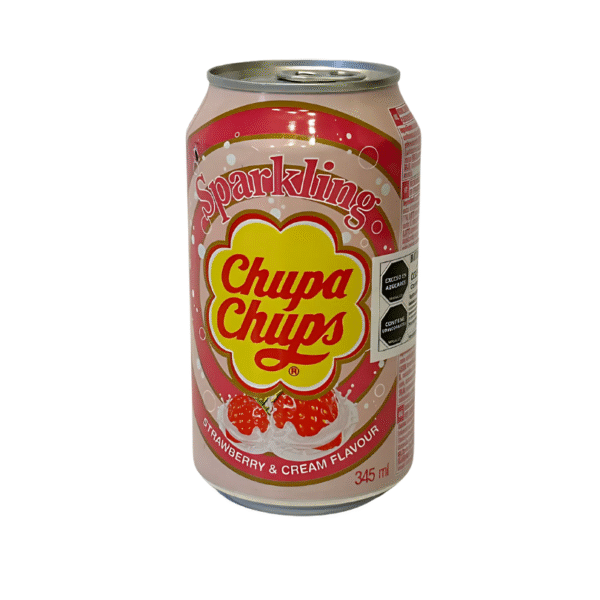 Chupa Chups Sparkling Fresa & Crema 345 ml