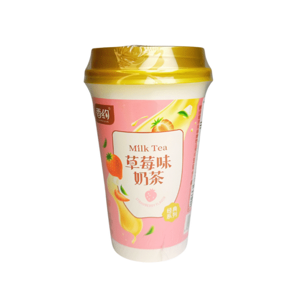 MILK TEA STRAWBERRY FLAVOR XIANGYUE – Te de Leche Para Preparar Sabor Fresa