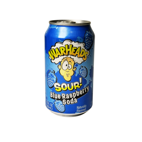 WarHeads Sour Blue Raspberry Soda