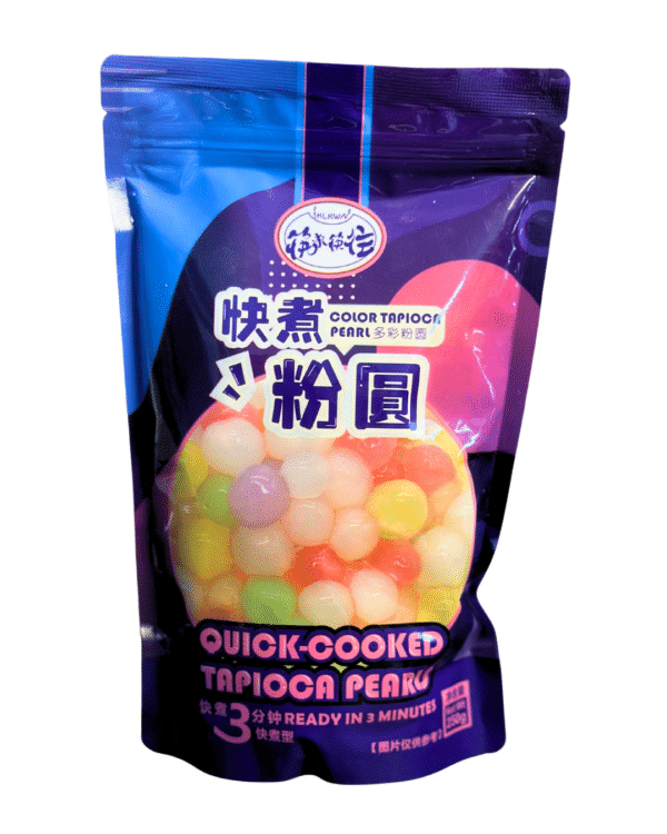 PERLAS DE TAPIOCA MULTICOLOR 250G