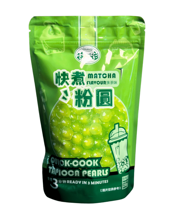 PERLAS DE TAPIOCA SABOR MATCHA 250G
