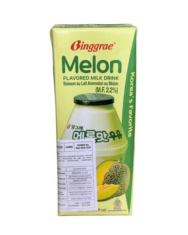 LECHE SABORIZADA DE MELÓN
